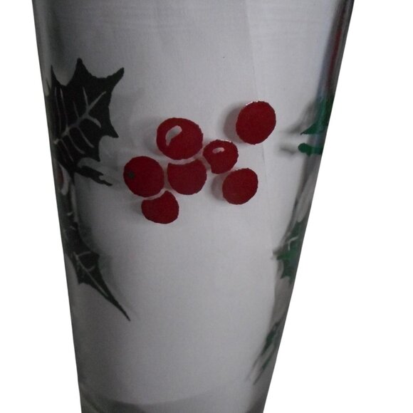 MCM Peanut Butter Drinking Juice Glass Tumbler Holly Estate find 5" #12 - Picture 5 of 6